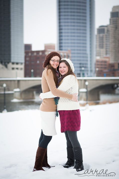 001_grand rapids engagement session snowy